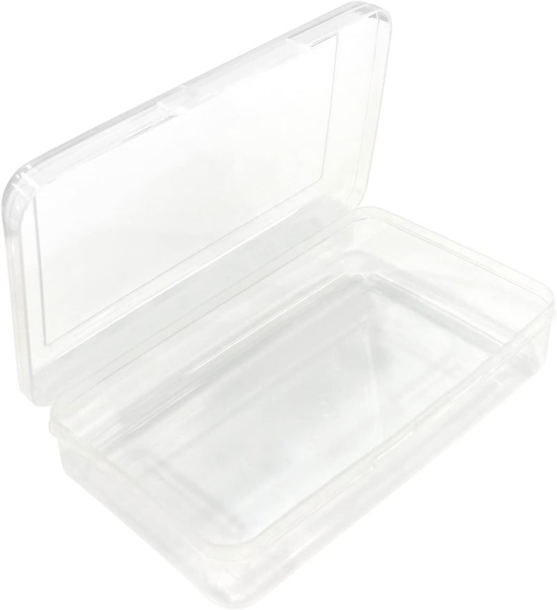 Ykimok Large Capacity Clear Pencil Case, Plastic Pencil Boxes Stackable Design, Supply Boxes for Kids Boys School Classroom,1 Pack - Image 1